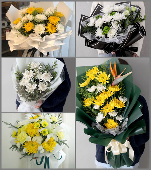 西藏山南市曲松县罗布沙镇白事花束代送